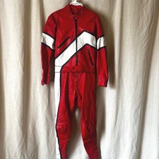Vintage red leather - red,