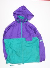 Gelert Unisex Purple & Green Windbreaker Jacket