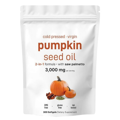 300 softgels pumpkin seed oil - softgels,