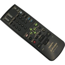 MITSUBISHI Remote Control RM-550V-57806 VideoPlus VHS TV AV System Black