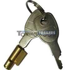 Insertable trailer coupling