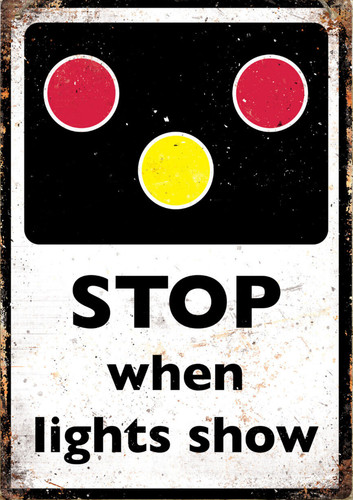 Stop train level - stop,