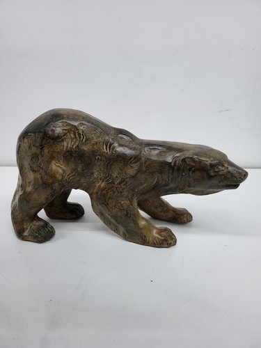 Statue bear wildlife art deco - statue,