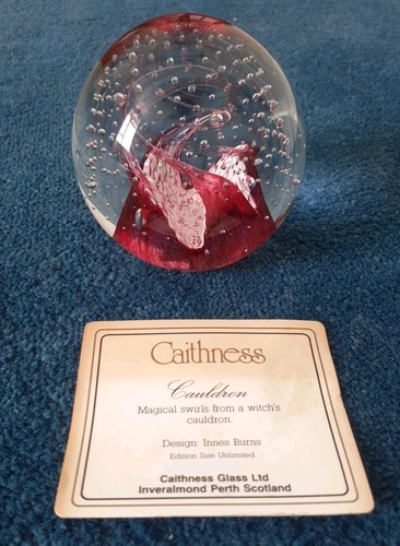 Caithness cauldron ruby glass - caithness,