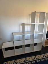 White 4, 3, 2, 1 Cube Unit From Wayfair 141 High 139 Wide 33 Deep Self Assembly 