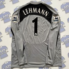 Match Worn Unwashed Jens Lehmann 2004/2005 Arsenal FC Goalkeeper Shirt