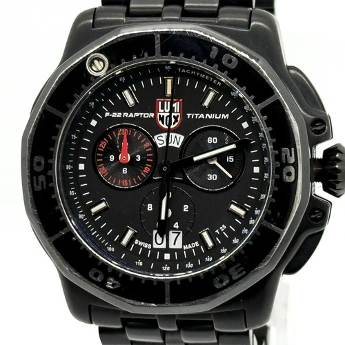 Luminox usaf raptor black - f-22,