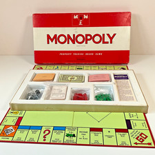 Vintage Waddingtons Monopoly Board Game Complete with Instructions Family Game