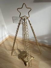 Gold Christmas Card Holder 50cm - One Size