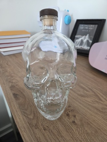 Crystal skull vodka bottle - vodka,