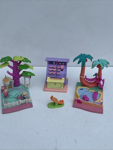 Vintage blue bird polly pocket - blue,