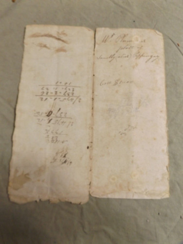 Antique 19th ephemera land - 19th,