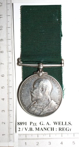 Volunteer long service medal - service,