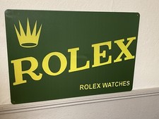 Rolex watch advertising metal - rolex,