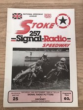 Stoke V Hackney Speedway