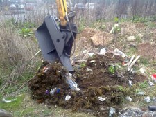 Mini digger tilting - mini,