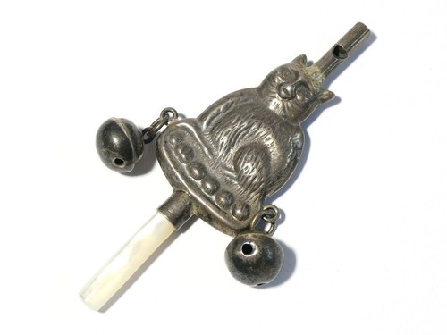 Vintage sterling silver cat - silver,