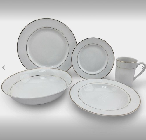 Dinnerware set white - 16-pc,