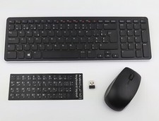 Refurbished Unused Dell KM713 Wireless Keyboard Mouse Combo + Arabic Key Sticker