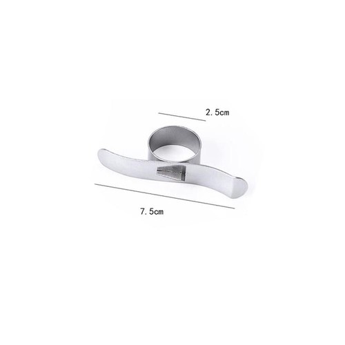 Stainless steel lemon zester - stainless,