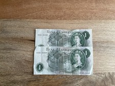OLD STYLE ONE POUND NOTES X 2