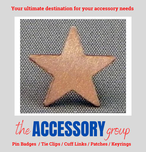 New large star antique copper - new,