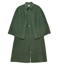 60s Weyrer Loden Cape | Austrian-Welsh Heritage | Military Green | Fly Fishers M