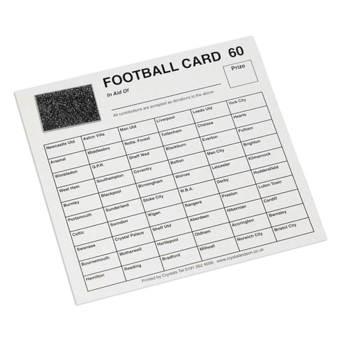 Football scratch cards - football, 60