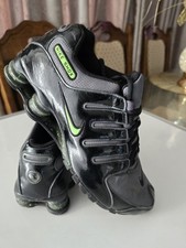 NIKE SHOX BLACK GREY SNEAKERS UK 8 EUR 42.5 RARE.