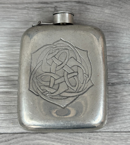Vintage justin pewter hip - vintage,