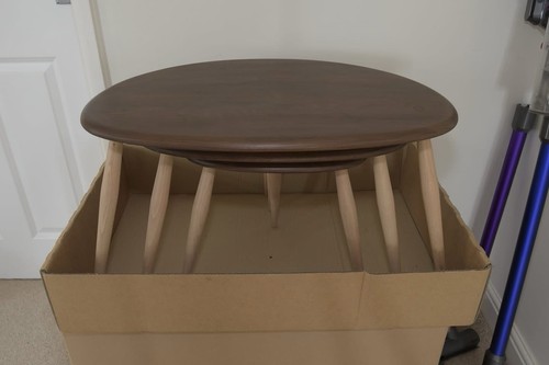 Ercol pebble tables black - pebble, in