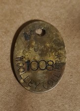 WOOLLEY COLLIERY  YORKSHIRE MINERS PIT CHECK  1008 Mining Membrobilia 