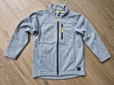 Polarn O. Pyret Windproof Zip Up Jacket Size 6-7 (122cm) grey