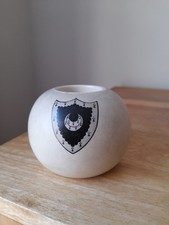 Antique Ceramic Match Holder Trinity College Cambridge University Crest