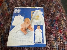 Sirdar 3356  3ply DK Gemini Chunky Baby sleeping bag shawl pram cover