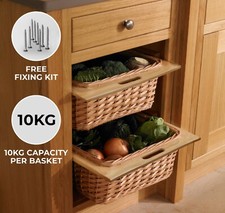 Pull Out Wicker Baskets