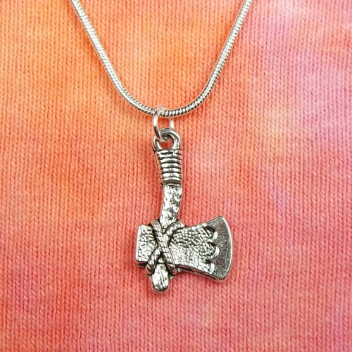 Tomahawk necklace earrings - tomahawk,