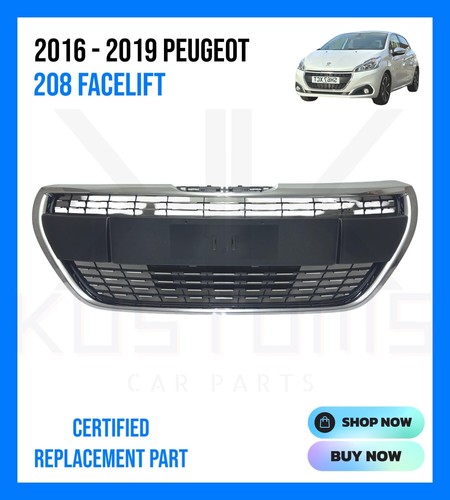 Front bumper grill chrome - grill, +