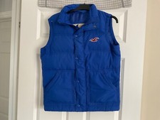 HOLLISTER MENS PADDED BLUE