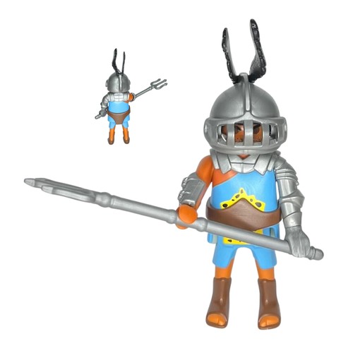 Playmobil blue silver - playmobil, blue/silver