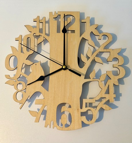 Tree with bird laser cut - , wall