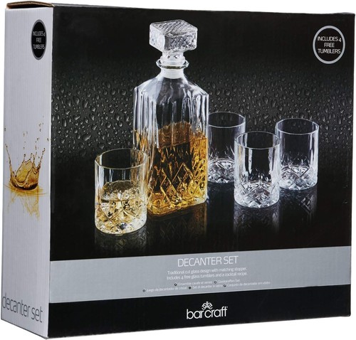 Barcraft whisky decanter and - barcraft,