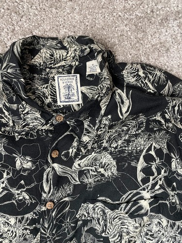 Hawaii shirt men black - xl,