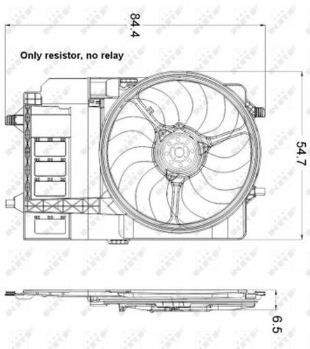 For nrf 47301 - nrf, fan
