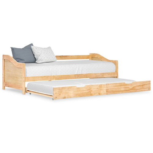 Sofa bed frame brown pine - frame,
