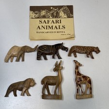 Hand Carved Wooden Safari
