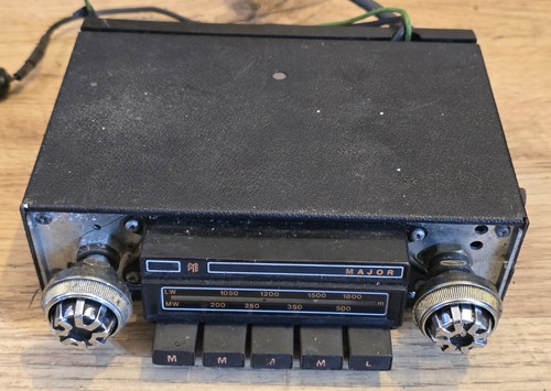 Vintage pye major car - major, radio