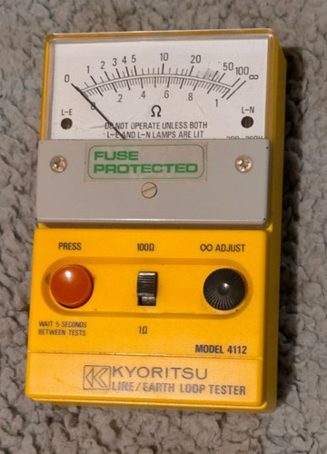 Kyoritsu 4112 line - kyoritsu, earth