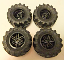 LEGO Technic Wheels x4  Black