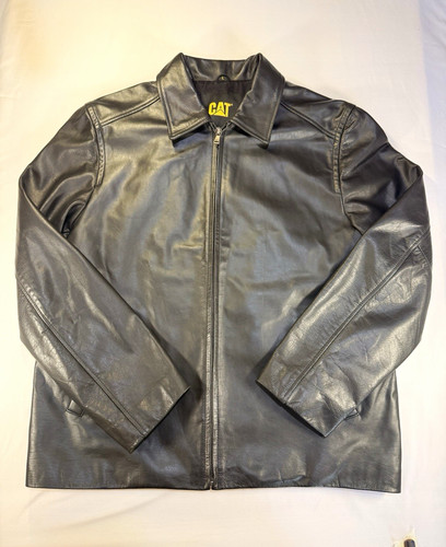 Cat mens black - black, leather